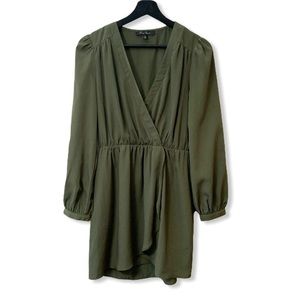 Honey Punch Cinched V-neck Blouse